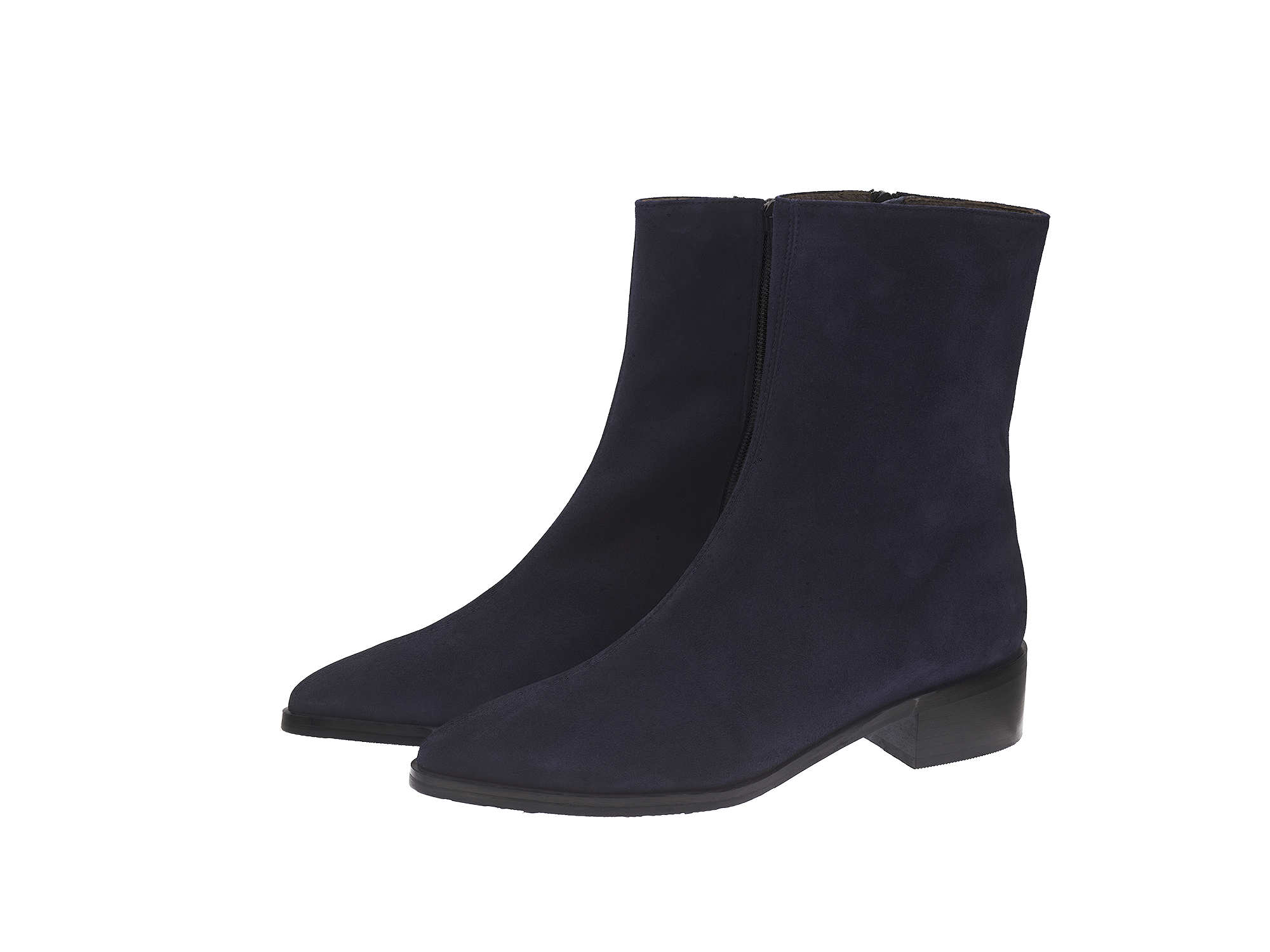 Blaue Stiefelette