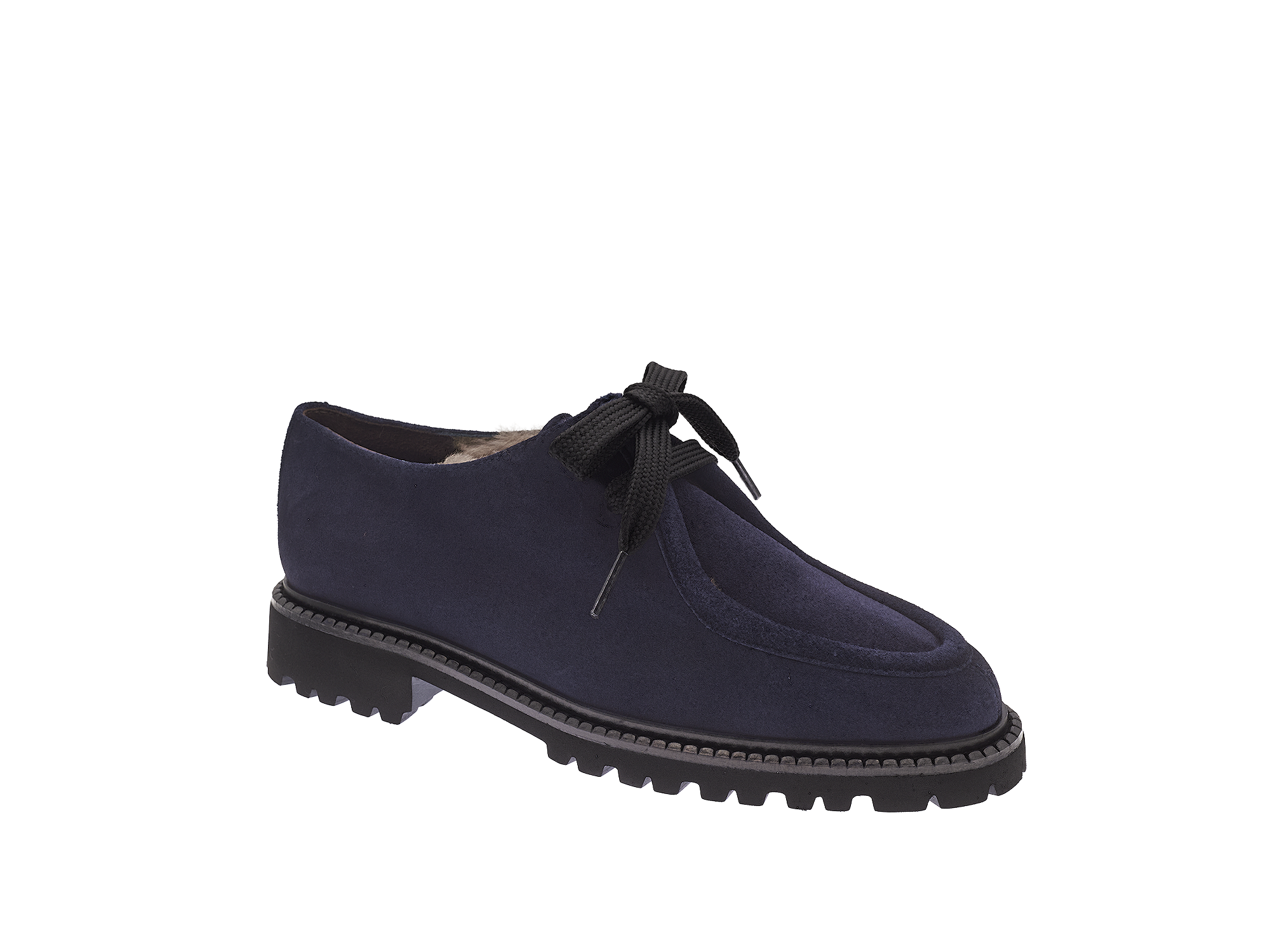 Gefütterter Schnürschuh