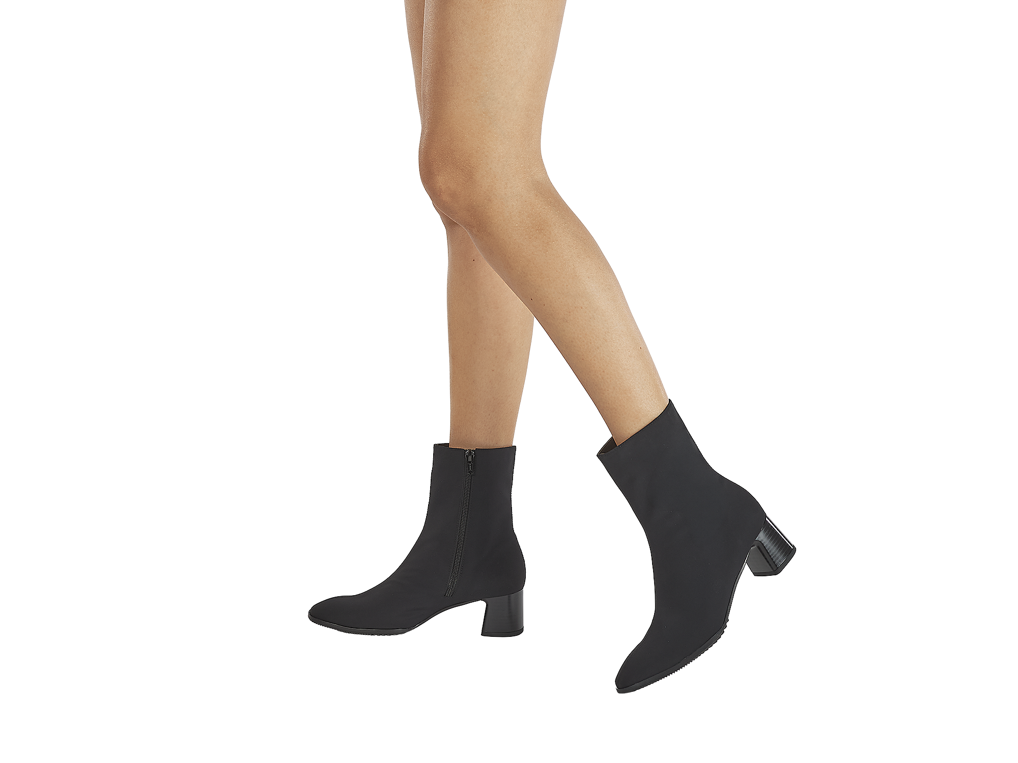Must-Have-Stiefelette in Stoffmaterial