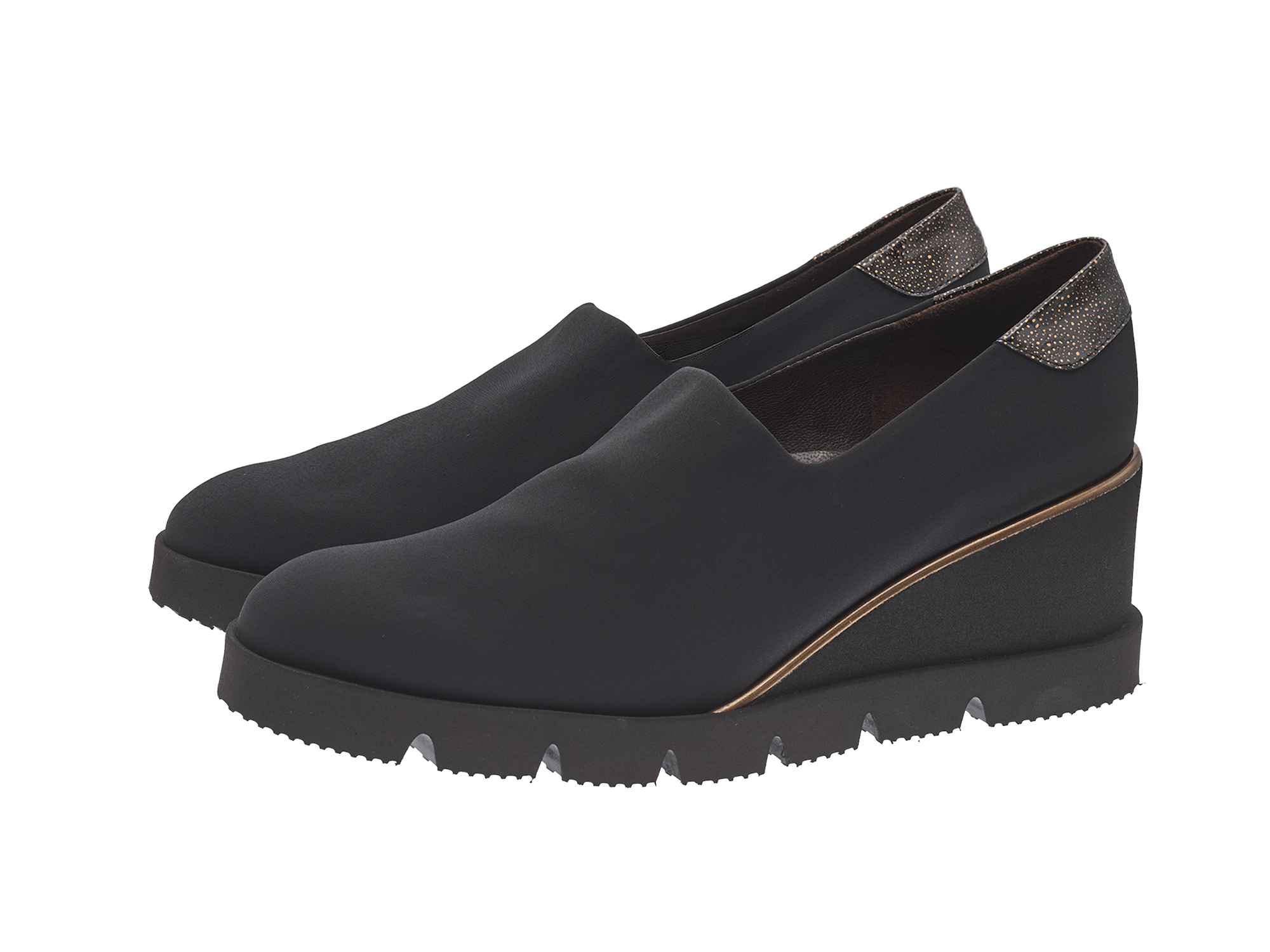 Slip-on auf Keilabsatz