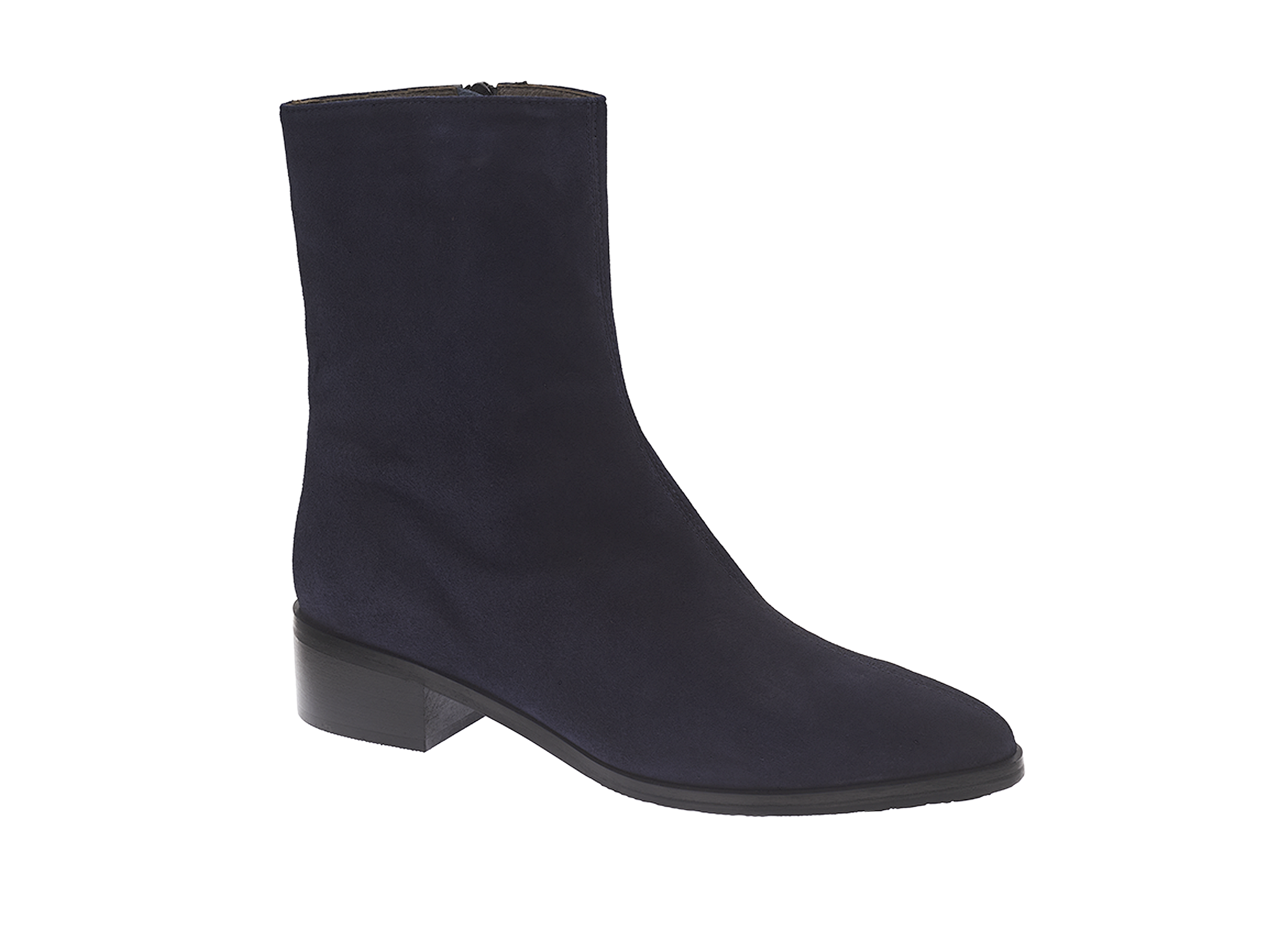 Blaue Stiefelette