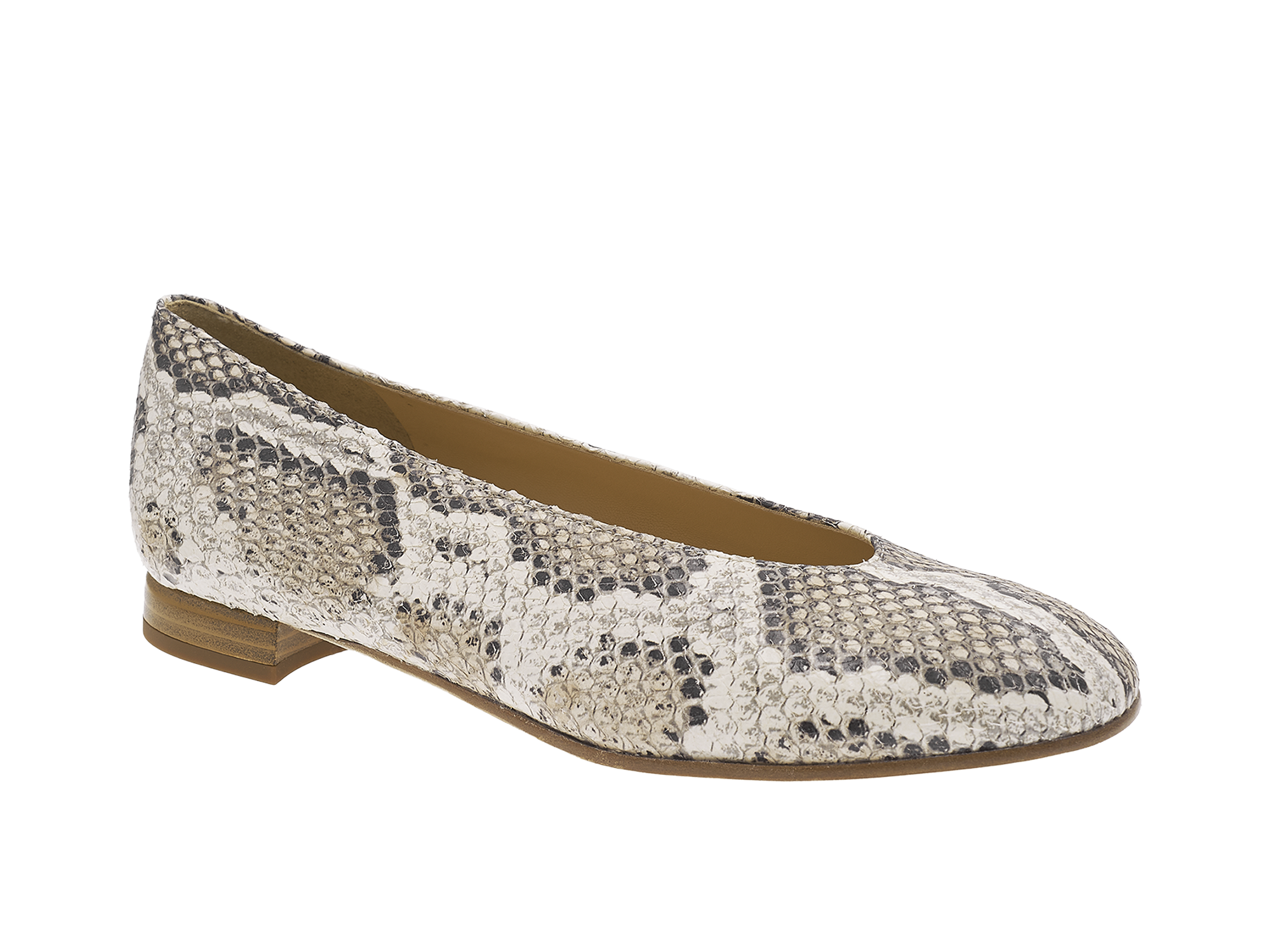 Python Prints Shoes U-cut ballerina in python print - brunate.com