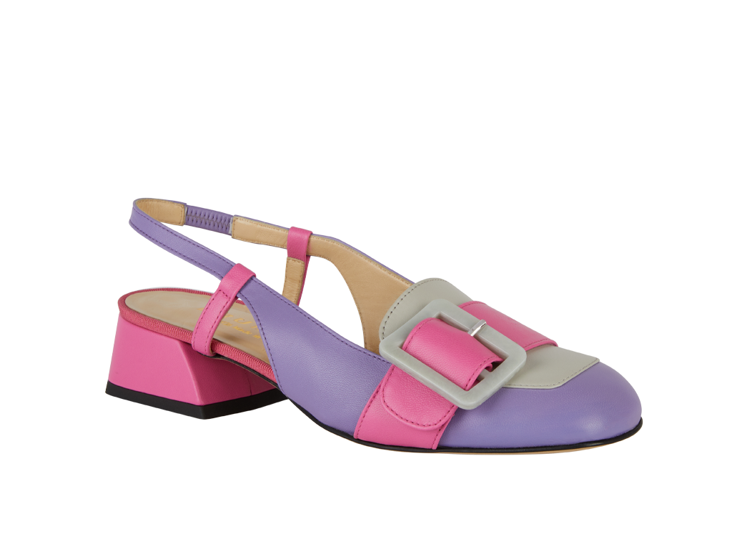 Slingback with buckle