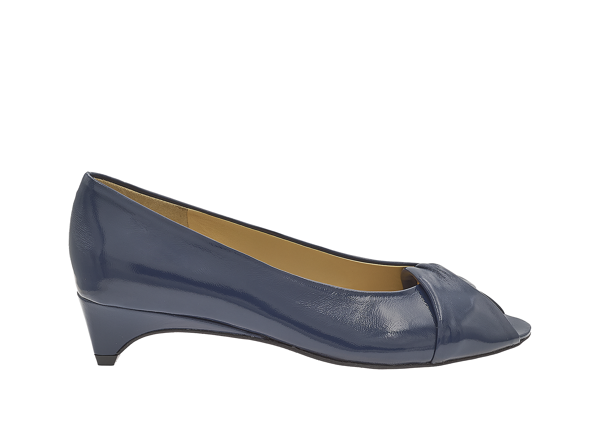 Peeptoe in blau