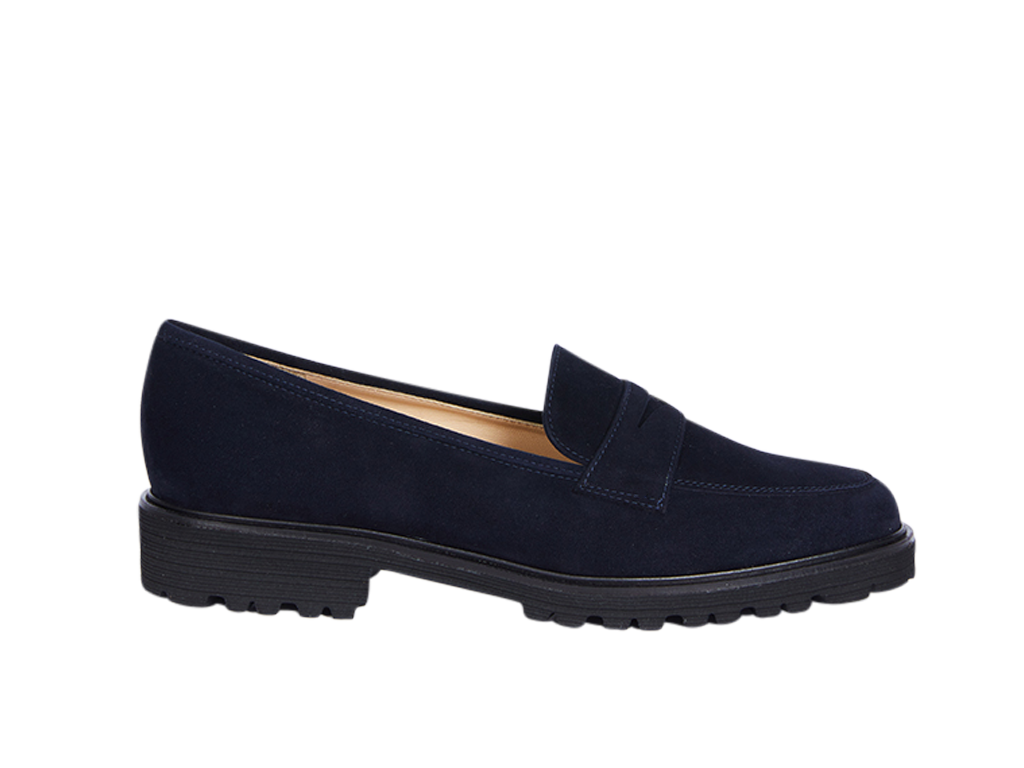 Sporty extra light loafer in blue