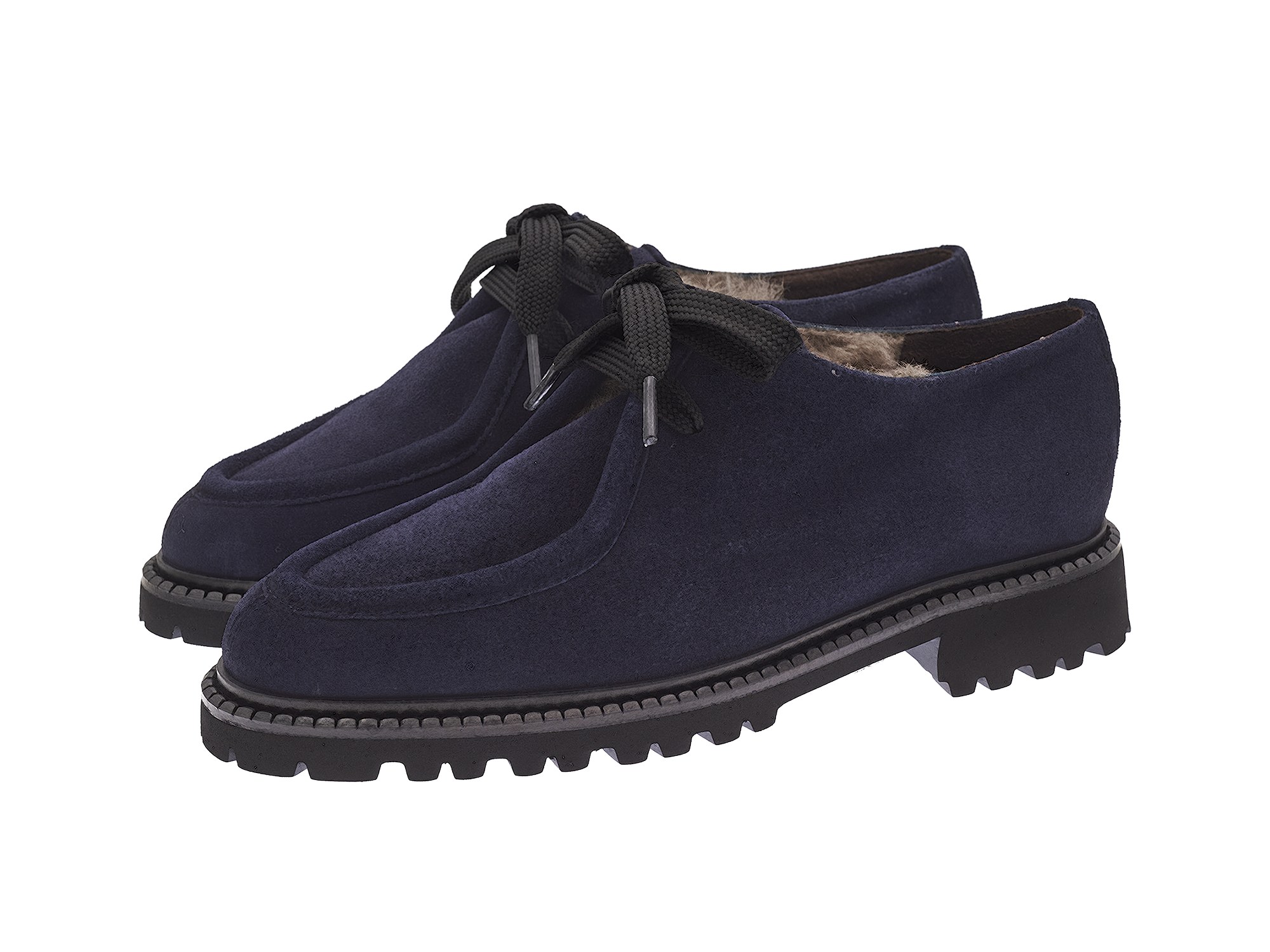 Gefütterter Schnürschuh