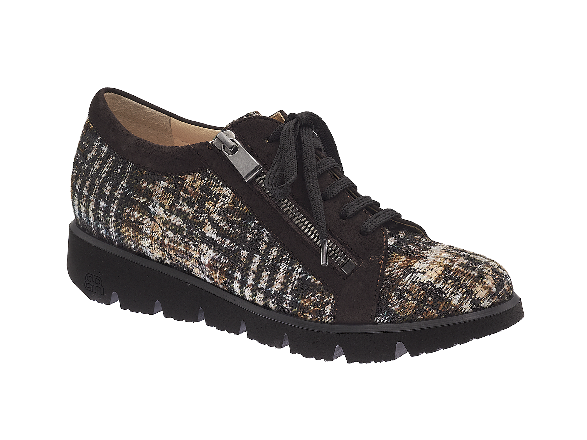 Sneaker in Tartan-Effekt-Muster