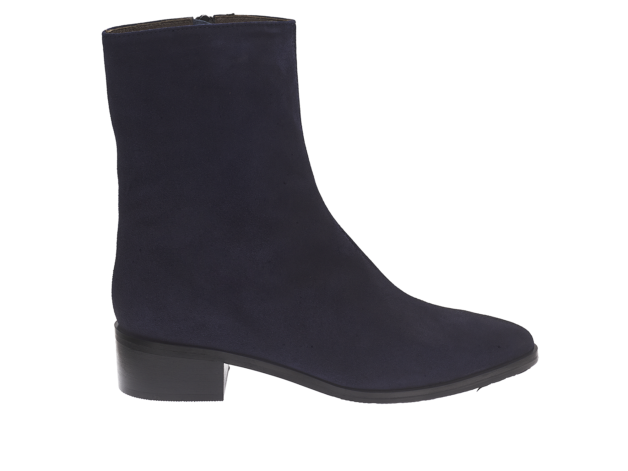 Blaue Stiefelette