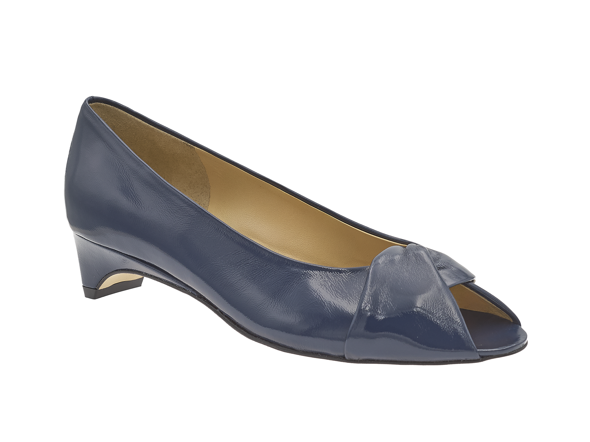 Peeptoe in blau
